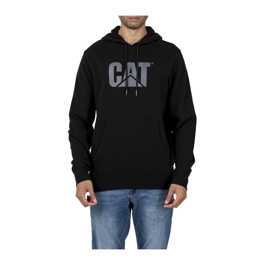 Caterpillar Clothing South Africa - Cat Men's Foundation Hoodies Black CZ9045286